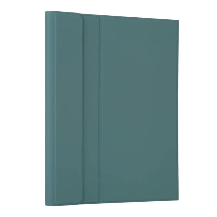 T129 Detachable Bluetooth Black Keyboard Microfiber Leather Tablet Case for iPad Pro 12.9 inch (2020), with Holder, Black Keyboard