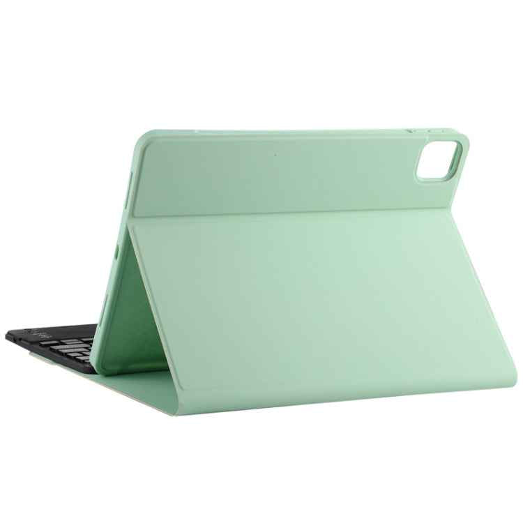 TG11BC Detachable Bluetooth Black Keyboard Microfiber Leather Tablet Case for iPad Pro 11 inch (2020), with Touchpad & Pen Slot & Holder