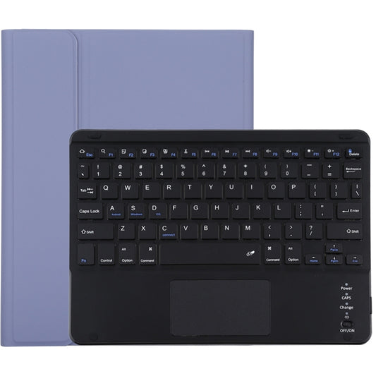 TG-102BC Detachable Bluetooth Black Keyboard + Microfiber Leather Tablet Case for iPad 10.2 inch / iPad Air (2019), with Touch Pad & Pen Slot & Holder, TG-102BC