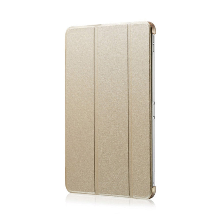 Silk Texture Horizontal Flip Ultra-thin Double-sided Clip Magnetic PU Leather Case for iPad Pro 11 inch (2018), with Three-folding Holder & Sleep / Wake-up Function