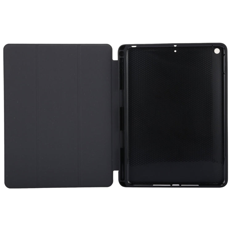 Cloth Texture Pattern Horizontal Flip Leather Case for iPad Pro 10.5 inch ,with Three-folding Holder & Pen Slots , For  iPad Pro 10.5, For iPad Pro 10.5