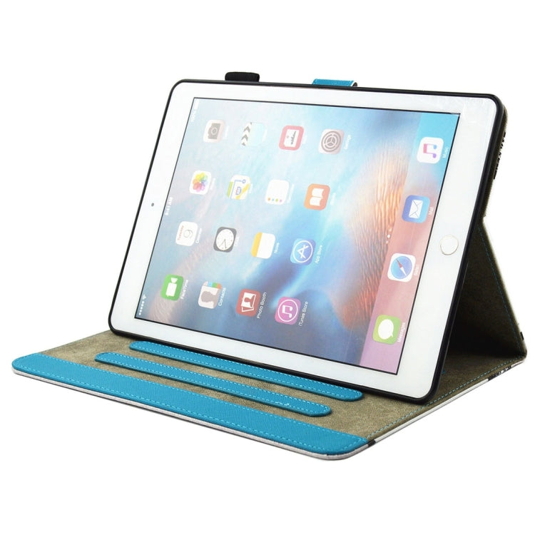 For iPad Pro 10.5 inch Raindrop Pattern Horizontal Flip Leather Protective Case with Holder & Card Slots & Wallet & Pen Slot &Sleep / Wake-up