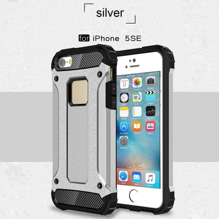 Tough Armor TPU + PC Combination Case for iPhone SE & 5 & 5s