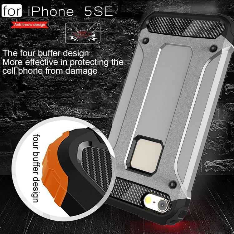 Tough Armor TPU + PC Combination Case for iPhone SE & 5 & 5s