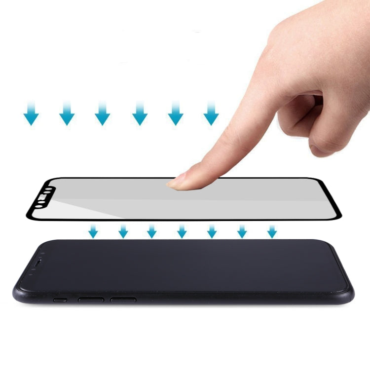For iPhone X 0.26mm 9H Surface Hardness 3D Explosion-proof Full Screen Carbon Fiber Soft Edges Tempered Glass Screen Film, For X(Carbon Fiber)