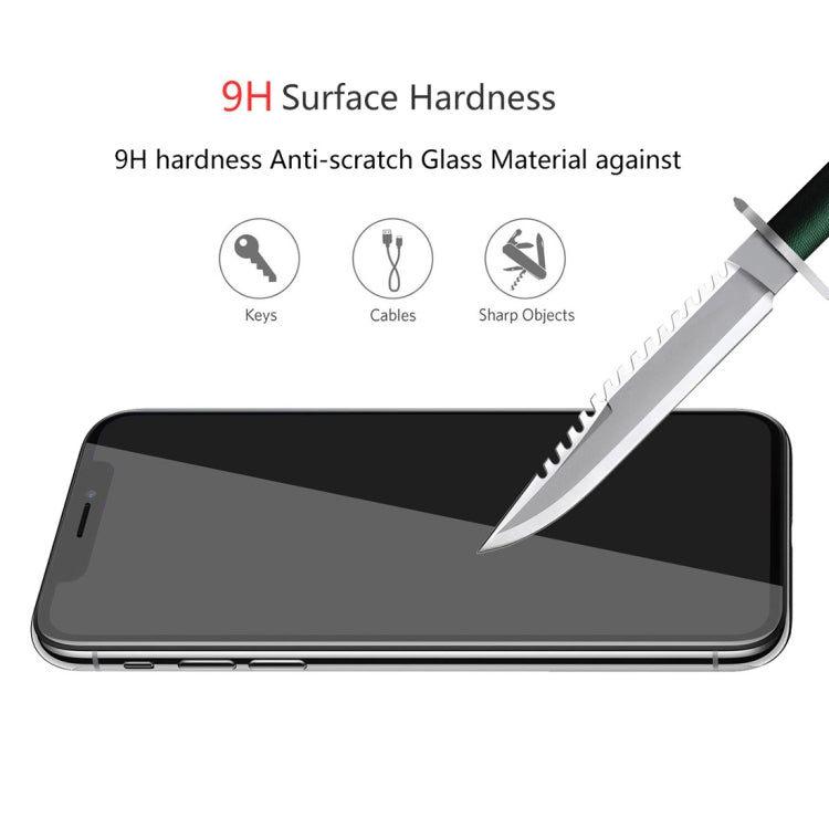 For iPhone X ENKAY Hat-Prince 0.26mm 9H Surface Hardness 6D Curved Edge Full Screen Tempered Glass Film