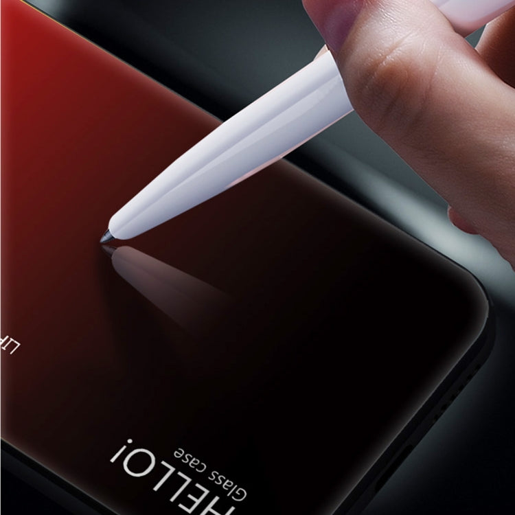 For iPhone X / XS Gradient Color Glass Case
