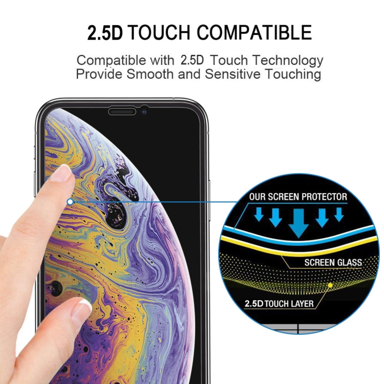 For IPhone X/XS 9H 10D Full Screen Tempered Glass Screen Protector, For iPhone X / XS (1 PC) (2.5D)