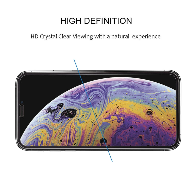 For iPhone XS Max 9H  Explosion-proof Full Glue Full Screen Tempered Glass Film, For iPhone XS Max (10D) (1 PCS)