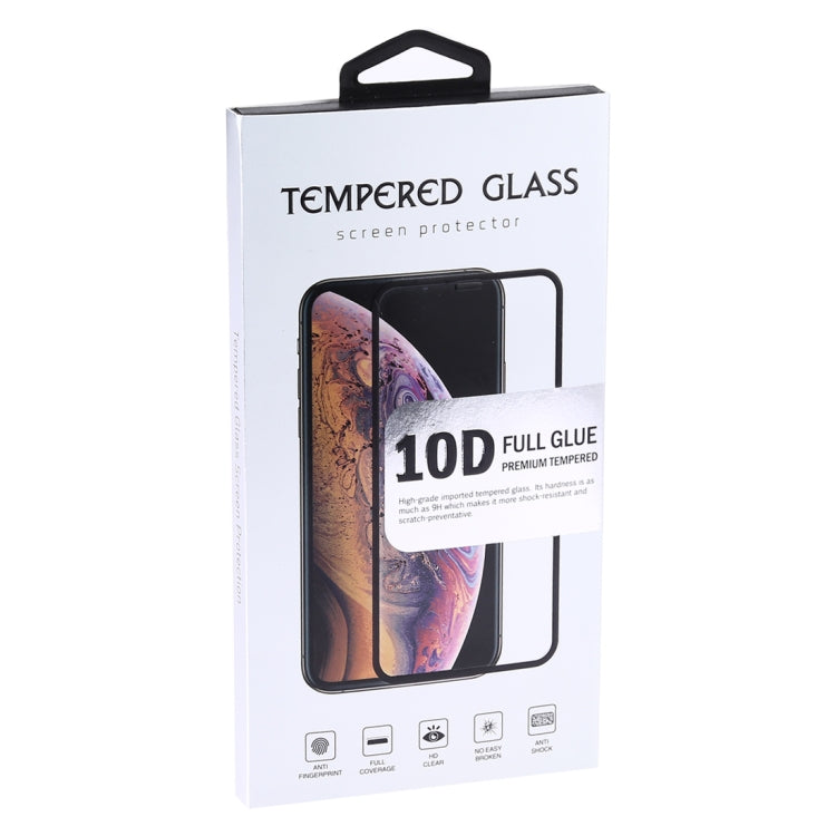 For iPhone XS Max 9H  Explosion-proof Full Glue Full Screen Tempered Glass Film, For iPhone XS Max (10D) (1 PCS)