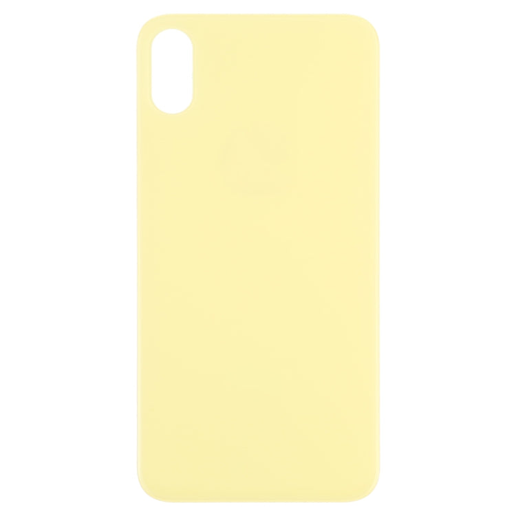 Easy Replacement Big Camera Hole Glass Back Battery Cover for iPhone X / XS