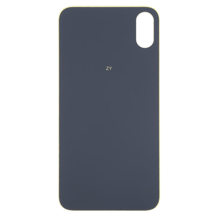 Easy Replacement Big Camera Hole Glass Back Battery Cover for iPhone X / XS