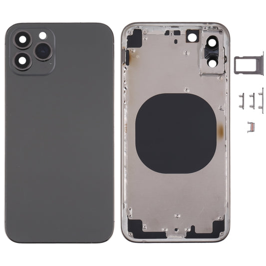 Back Housing Cover with Appearance Imitation of iP13 Pro for iPhone X, for iPhone X(Black)