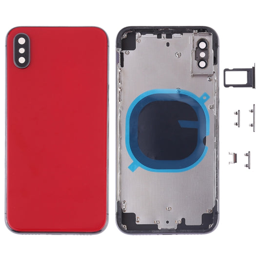 Back Housing Cover with SIM Card Tray & Side keys for iPhone X, For iPhone X(with SIM Card Tray), For iPhone X (Camera Lens+Side Keys), For iPhone X with Side keys, For iPhone X with Camera Lens