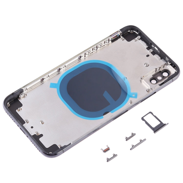 Back Housing Cover with SIM Card Tray & Side keys for iPhone X, For iPhone X(with SIM Card Tray), For iPhone X (Camera Lens+Side Keys), For iPhone X with Side keys, For iPhone X with Camera Lens