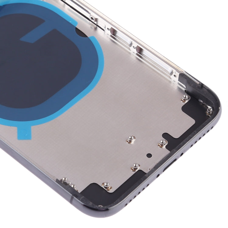 Back Housing Cover with SIM Card Tray & Side keys for iPhone X, For iPhone X(with SIM Card Tray), For iPhone X (Camera Lens+Side Keys), For iPhone X with Side keys, For iPhone X with Camera Lens