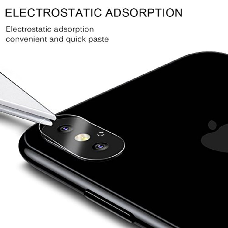 For iPhone X Rear Camera Lens Protector Tempered Glass Protective Film with Holes, For X with Holes