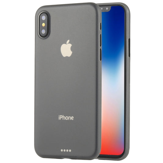 For iPhone X / XS Ultra-thin Frosted PP Protective Back Cover Case, For X PP