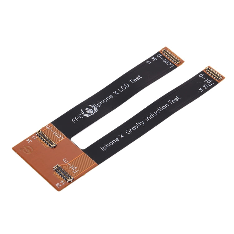 Original LCD Display & Gravity Induction Testing Flex Cable for iPhone X, For iPhone X Original - BSPART