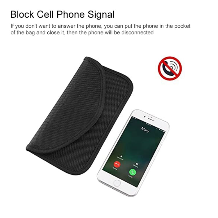 Universal Signal Blocker Oxford Cloth Shield Case Pouch Bag For Mobile Phones Below 5.8 inch, Size: 20*10cm, 20x10cm Green, 20x10cm Khaki, 20x10cm Red, 20x10cm Black, 20x10cm Pink