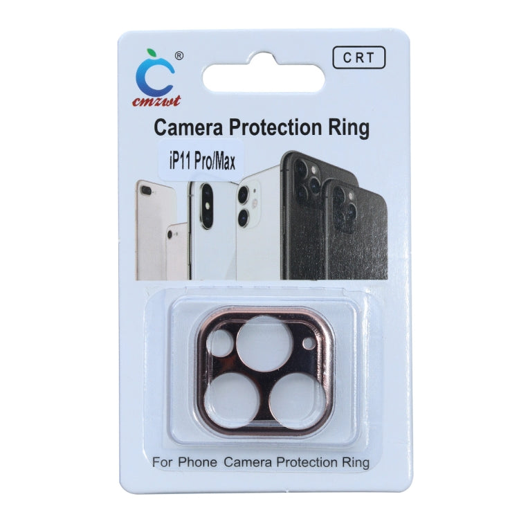 Aluminum Alloy Camera Lens Protector for iPhone 11 Pro / 11 Pro Max, For iPhone 11 Pro (Rose Gold), For iPhone 11 Pro (Silver), For iPhone 11 Pro (Black), For iPhone 11 Pro, For iPhone 11 Pro (Blue), For iPhone 11 Pro (Red)
