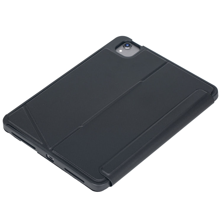 T11-AS For iPad Air 11 2025 / Air 5 / 4 10.9 / Pro 11 2022&2021&2020&2018 Touch Backlight Split Type Bluetooth Keyboard Leather Case, T11-AS