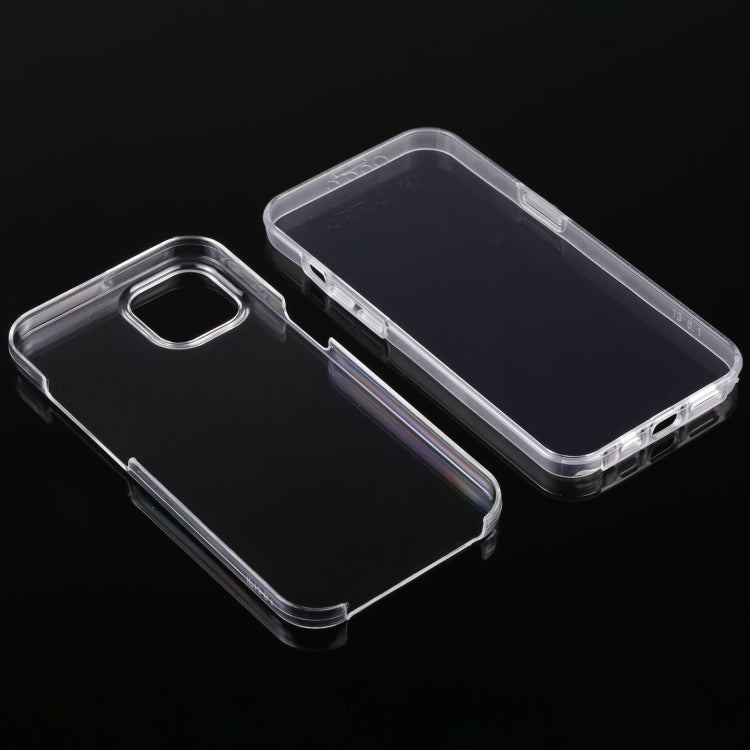For iPhone 13 PC+TPU Ultra-Thin Double-Sided All-Inclusive Transparent Case, For iPhone 13