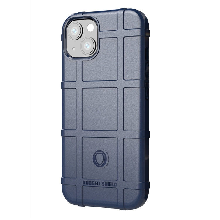 For iPhone 13 mini Rugged Shield Full Coverage Shockproof TPU Case