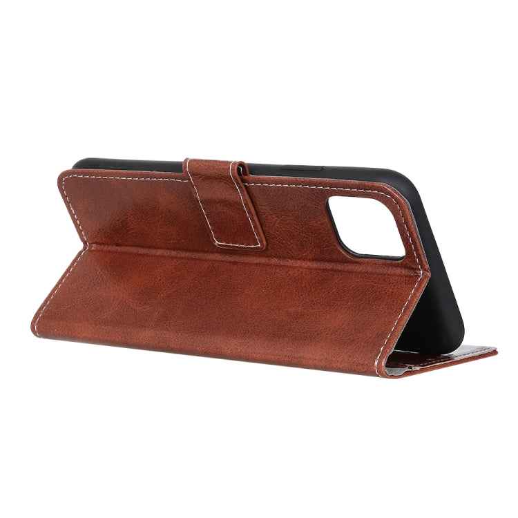 For iPhone 11 Pro Max Retro Crazy Horse Texture Horizontal Flip Leather Case, with Holder & Card Slots & Photo Frame & Wallet