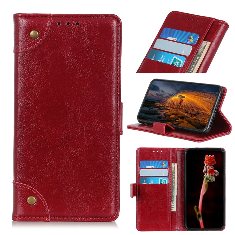 For iPhone 11 Pro Max Copper Buckle Nappa Texture Horizontal Flip Leather Case, with Holder & Card Slots & Wallet