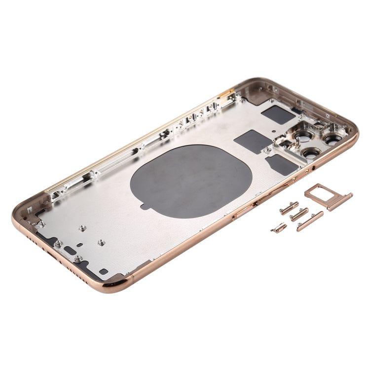 Back Housing Cover with SIM Card Tray & Side keys & Camera Lens for iPhone 11 Pro Max, For iPhone 11 Pro Max (with Camera Lens), For iPhone 11 Pro Max (Camera Lens)