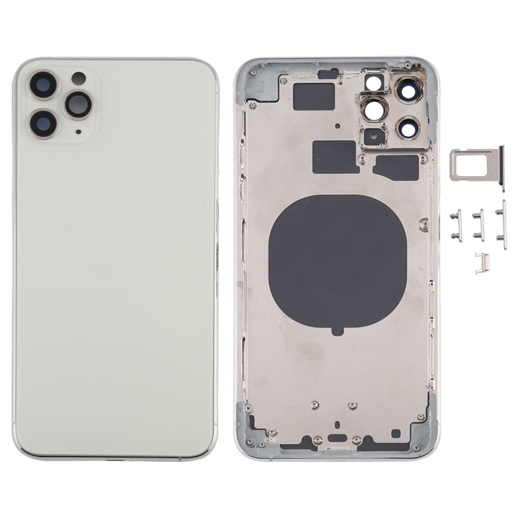 Back Housing Cover with SIM Card Tray & Side keys & Camera Lens for iPhone 11 Pro Max, For iPhone 11 Pro Max (with Camera Lens), For iPhone 11 Pro Max (Camera Lens)