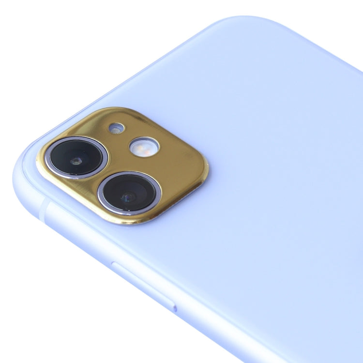 For iPhone 11 Aluminum Alloy Camera Lens Protector, For iPhone 11, For iPhone 11 (Blue), For iPhone 11 (Red), For iPhone 11 (Rose Gold), For iPhone 11 (Silver), For iPhone 11 (Black)