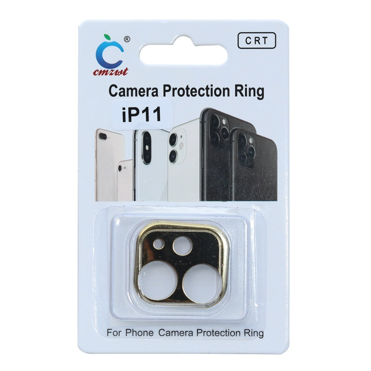 For iPhone 11 Aluminum Alloy Camera Lens Protector, For iPhone 11, For iPhone 11 (Blue), For iPhone 11 (Red), For iPhone 11 (Rose Gold), For iPhone 11 (Silver), For iPhone 11 (Black)