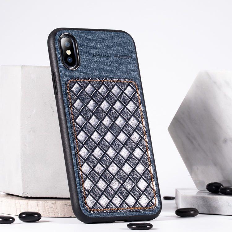 For iPhone XS Max ROCK Origin Series Business TPU + PU Protective Case, For XS Max