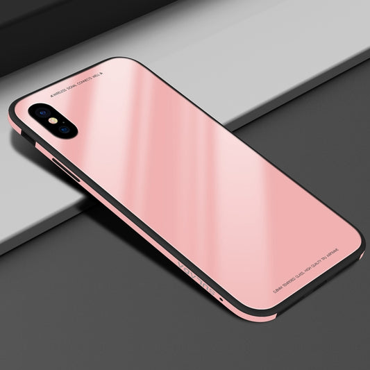 For iPhone XS Max SULADA Metal Frame Toughened Glass Case, For XS Max, iPhone XS Max