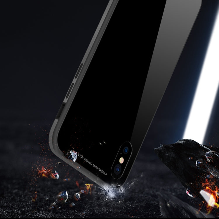 For iPhone XS Max SULADA Metal Frame Toughened Glass Case, For XS Max, iPhone XS Max