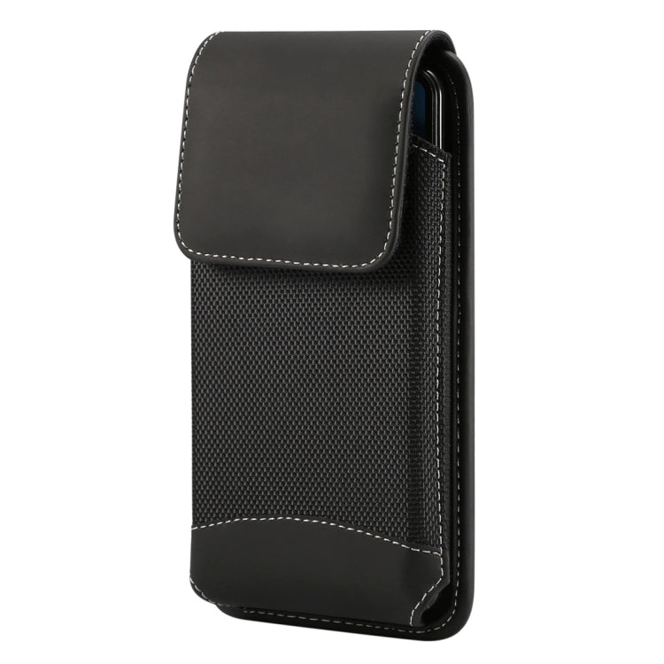 Universal Hanging Waist Oxford Cloth Case For 5.7-6.3 inch Mobile Phones, with Carabiner