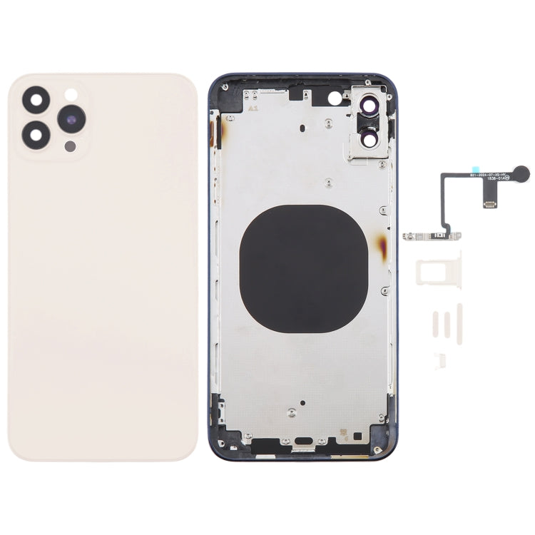 Back Cover with Appearance Imitation of iP14 Pro Max for iPhone XS Max, For iPhone XS Max to iP14 Pro Max