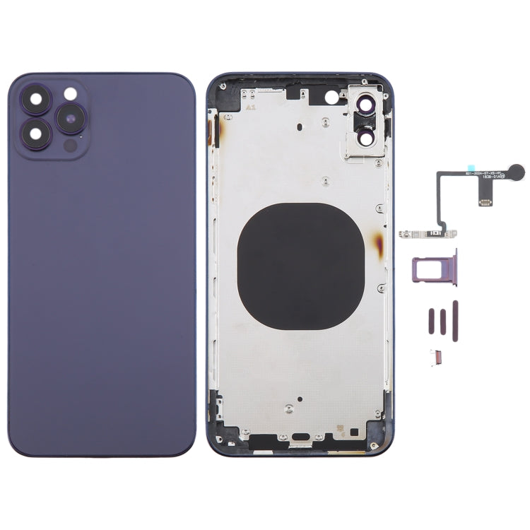 Back Cover with Appearance Imitation of iP14 Pro Max for iPhone XS Max, For iPhone XS Max to iP14 Pro Max