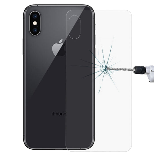 For iPhone XS Max 9H Tempered Glass Protector Back Screen Film, For XS Max