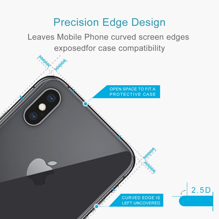 For iPhone XS Max 9H Tempered Glass Protector Back Screen Film, For XS Max