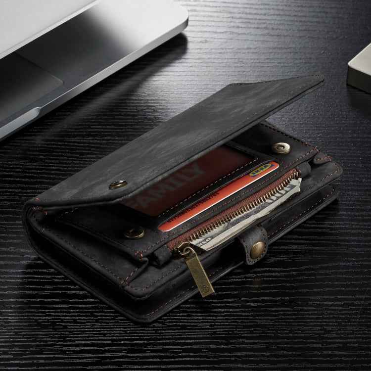 For iPhone XS Max CaseMe Detachable Multifunctional Horizontal Flip Leather Case with Card Slot & Holder & Zipper Wallet & Photo Frame