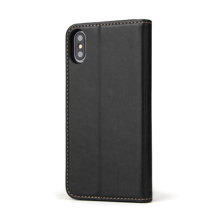 For iPhone XS Max Dermis Texture PU Horizontal Flip Leather Case with Holder & Card Slots & Wallet, For iPhone XS Max