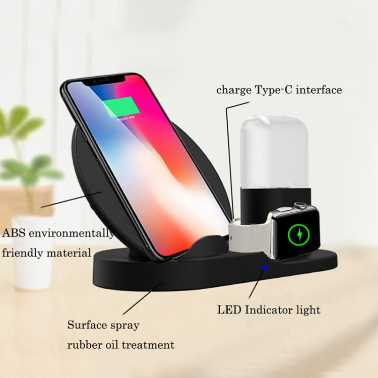 N30 3 in 1 Fast Wireless Charger Holder for Qi Standard Smartphones & iWatch & AirPods