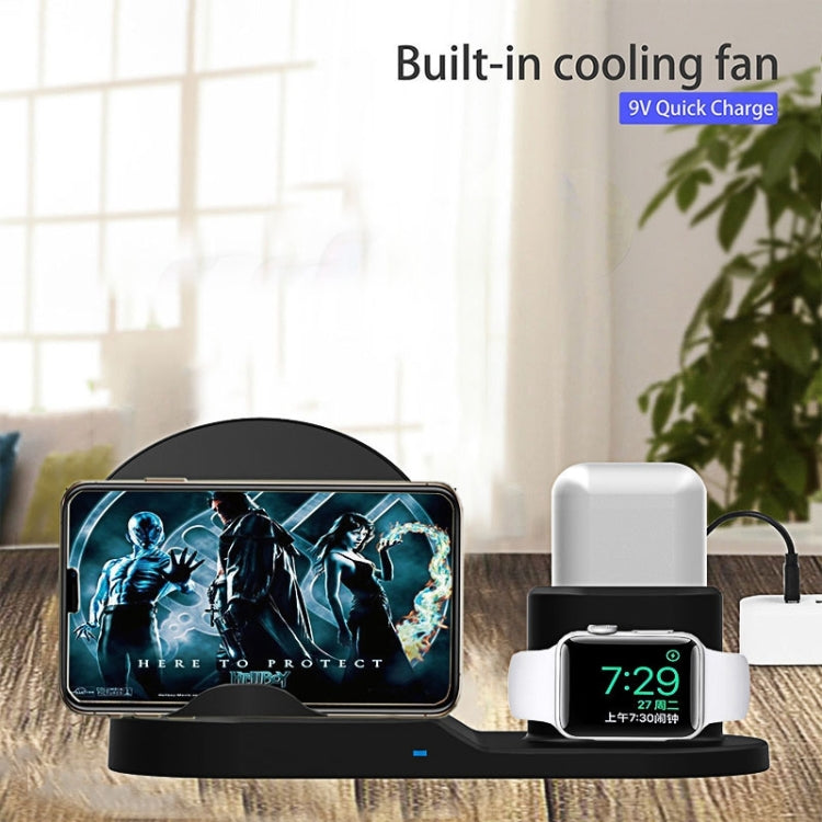N30 3 in 1 Fast Wireless Charger Holder for Qi Standard Smartphones & iWatch & AirPods