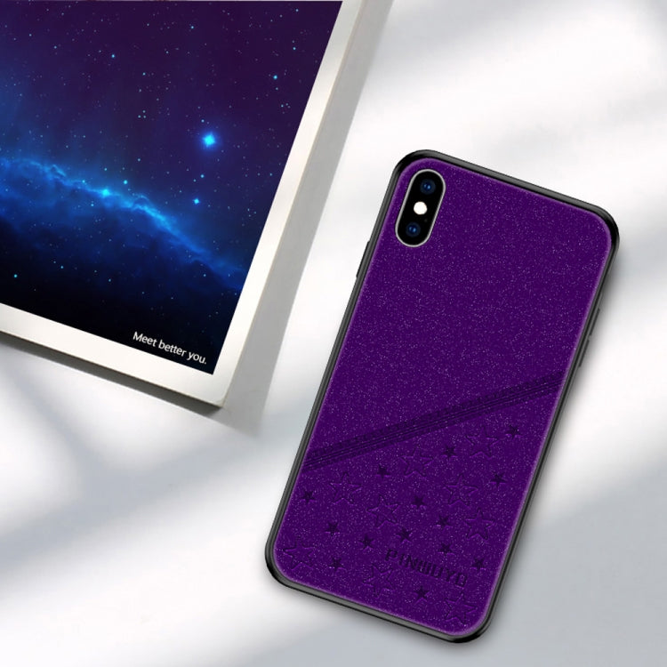 For iPhone XS Max PINWUYO Full Coverage Waterproof Shockproof PC+TPU+PU Case