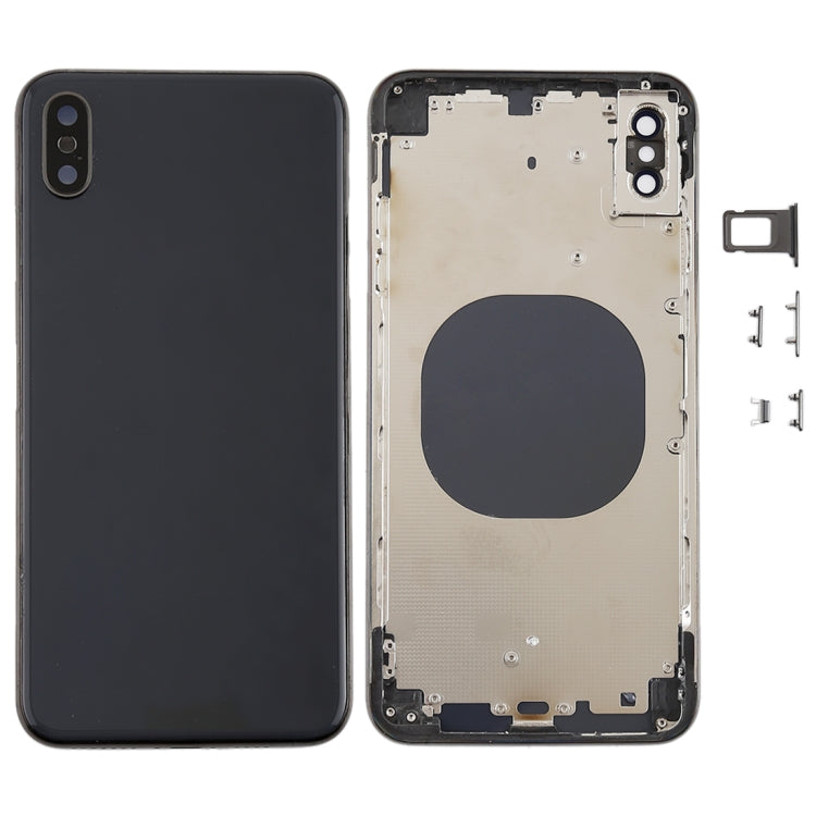 Back Cover with Camera Lens & SIM Card Tray & Side Keys for iPhone XS Max, For iPhone XS Max, For iPhone XS Max (Camera Lens+Side Keys), For iPhone XS Max with Side keys, For iPhone XS Max with Camera Lens
