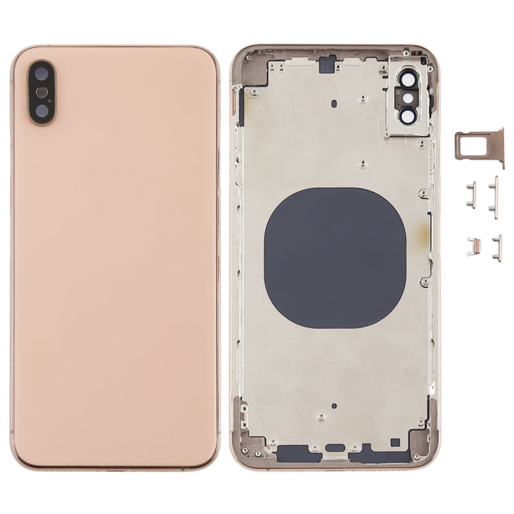 Back Cover with Camera Lens & SIM Card Tray & Side Keys for iPhone XS Max, For iPhone XS Max, For iPhone XS Max (Camera Lens+Side Keys), For iPhone XS Max with Side keys, For iPhone XS Max with Camera Lens