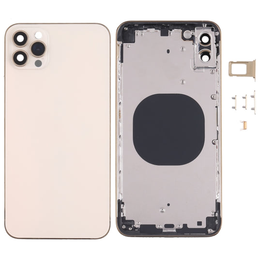 Back Housing Cover with Appearance Imitation of iP13 Pro Max for iPhone XS Max, for iPhone XS Max(Gold), for iPhone XS Max(Blue, for iPhone XS Max(White)